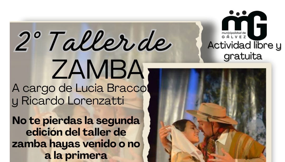 En este momento estás viendo Gálvez baila y suena: este sábado, talleres gratuitos de zamba y percusión