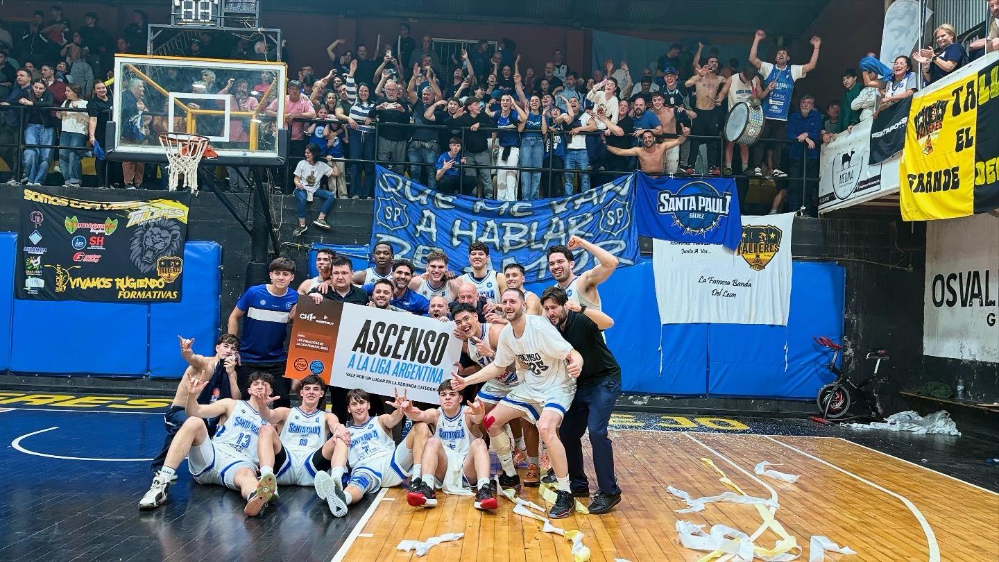 En este momento estás viendo BÁSQUET: Santa Paula de Gálvez ascendió a la Liga Argentina