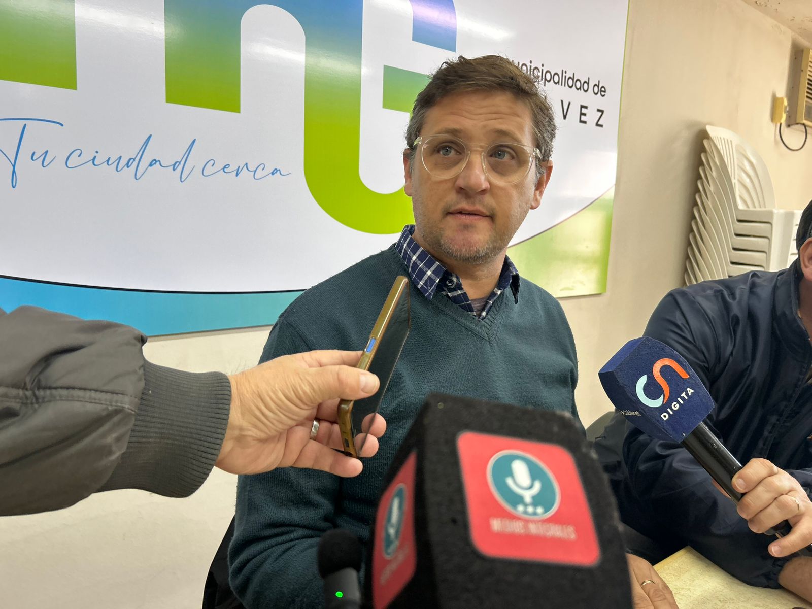 Busso anunció un convenio con Vialidad para asfaltar 40 cuadras en Gálvez