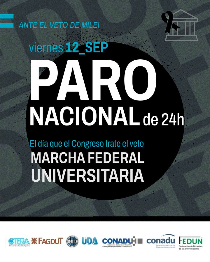En este momento estás viendo Milei vetó la ley de financiamiento universitario y el conflicto escala con gremios y estudiantes