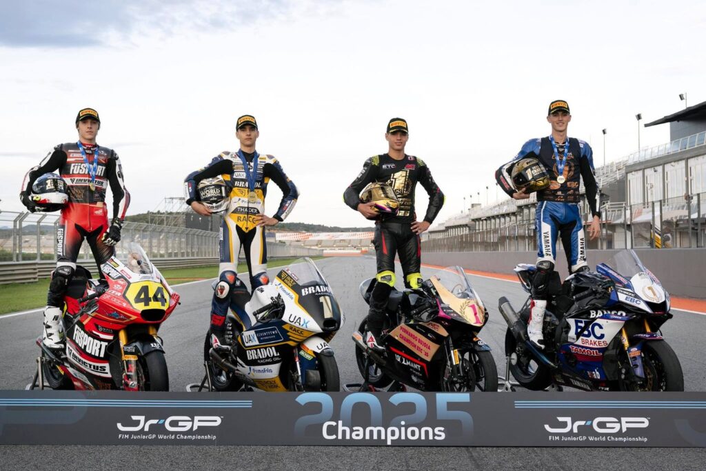 Lee más sobre el artículo Todos los campeones 2025 del FIM Junior GP