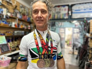 Martín Huerga: presencia galvense en el Campeonato Argentino de Pista Elite en Mar del Plata