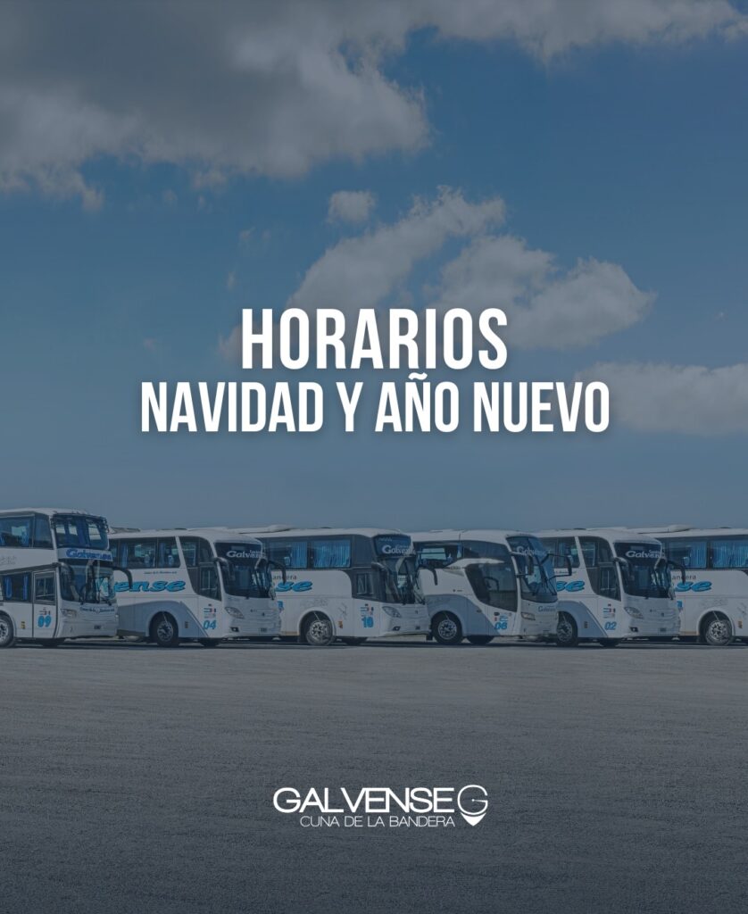 Lee más sobre el artículo COLECTIVOS: Horarios para Navidad y Año nuevo, empresa Galvense