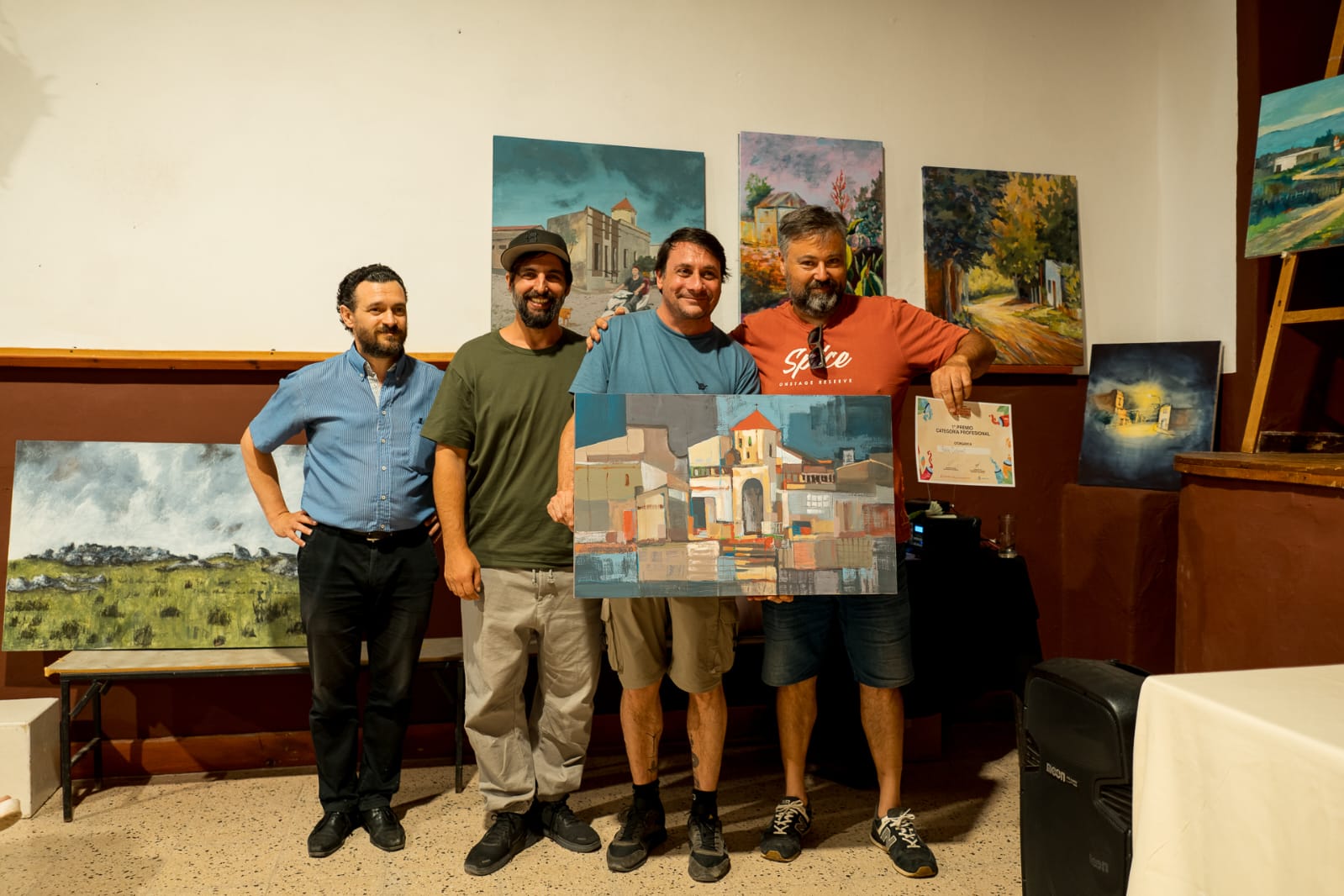 En este momento estás viendo Pablo Colussi obtuvo el 1° Premio Profesional en el 22º Encuentro Nacional de Pintores en Achiras