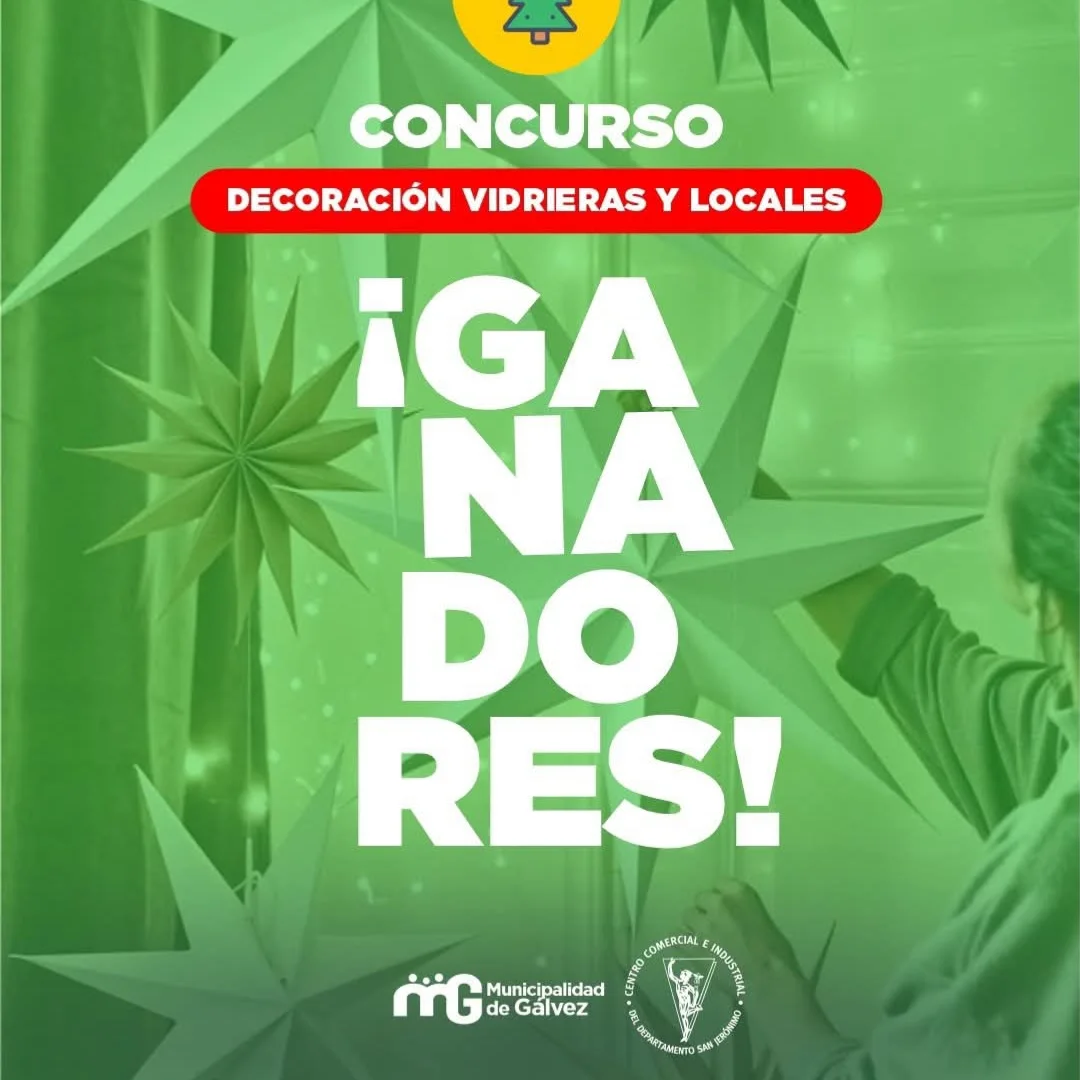 Ya se conocieron los ganadores del concurso de frentes y vidrieras navideñas