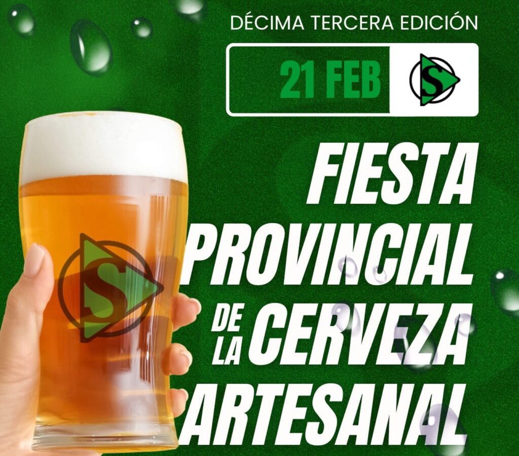 Lee más sobre el artículo Fiesta Provincial de la Cerveza Artesanal  este 21 de  en CDJN