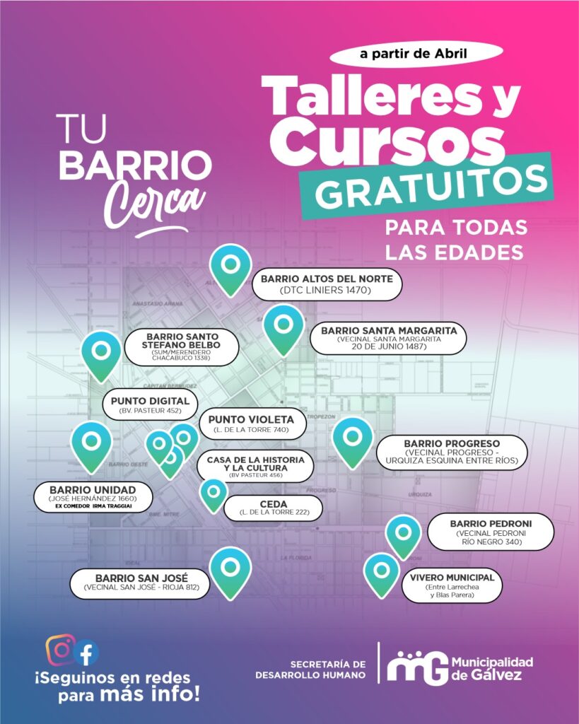 Lee más sobre el artículo “Tu Barrio Cerca”: el municipio lanza un programa gratuito con actividades en toda la ciudad