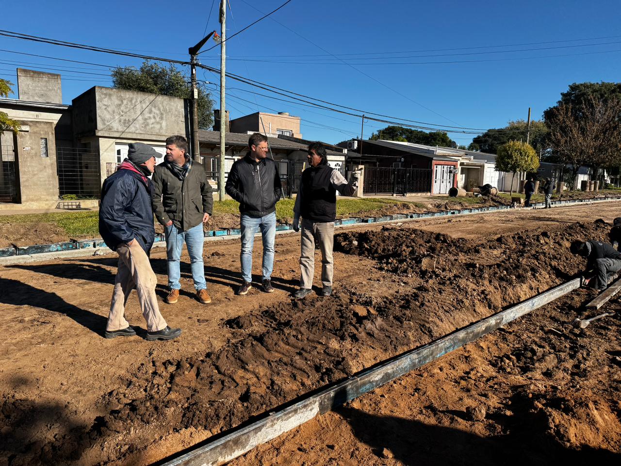 El intendente Mariano Buzzo destacó los avances de las obras en Santa Margarita y Altos del Norte