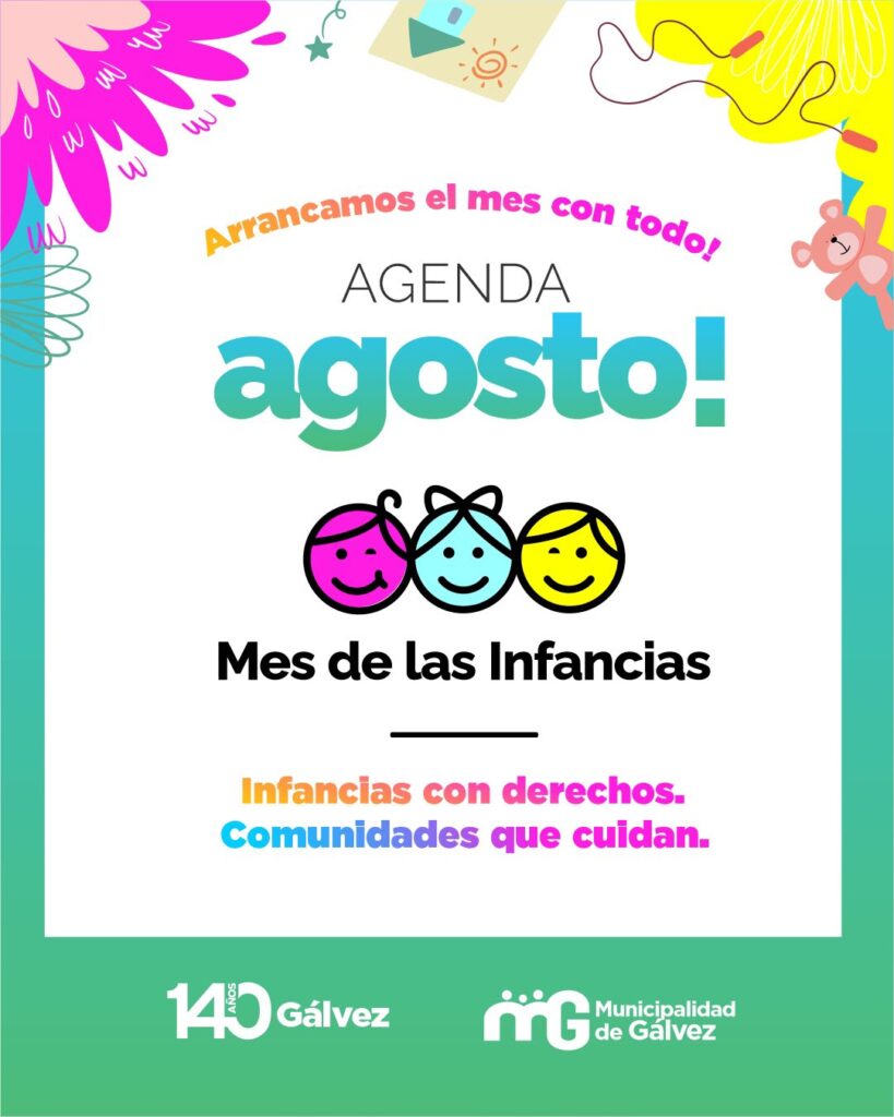 Lee más sobre el artículo Agosto llega con una agenda repleta de actividades para las infancias en Gálvez