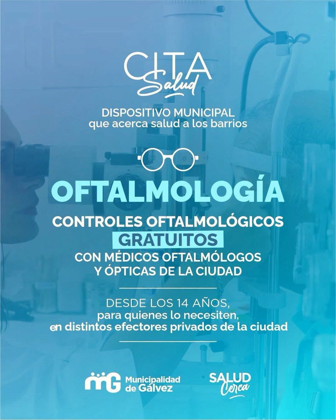 CITA Salud llega a los barrios de Gálvez con controles oftalmológicos gratuitos