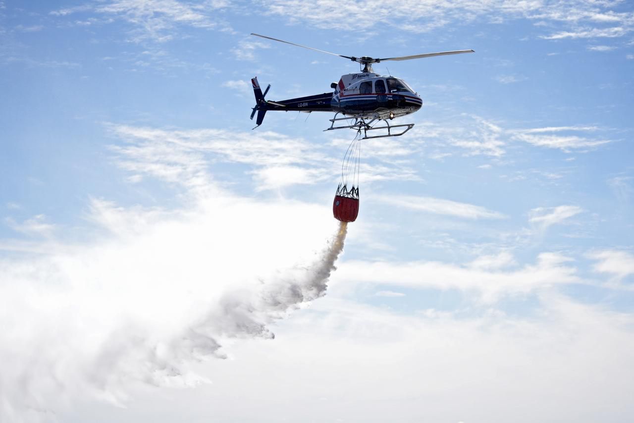 La nueva flota aérea de Santa Fe para combatir incendios realizó con éxito las primeras pruebas