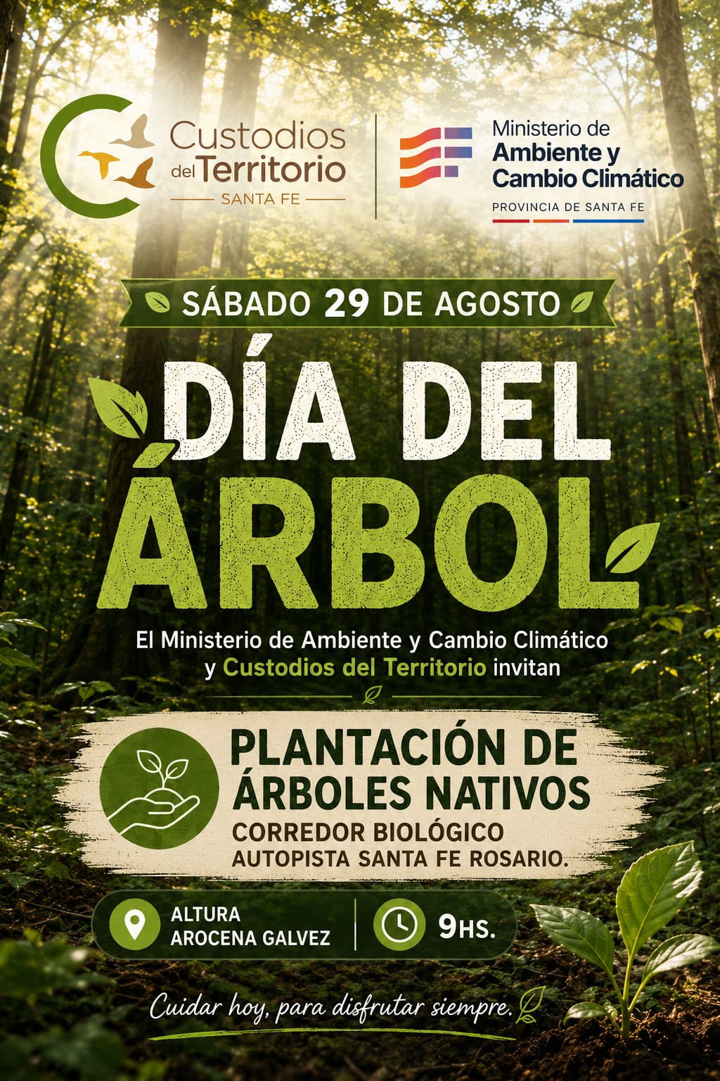 Custodios del Territorio celebrará el Día del Árbol con la plantación de 60 ejemplares nativos