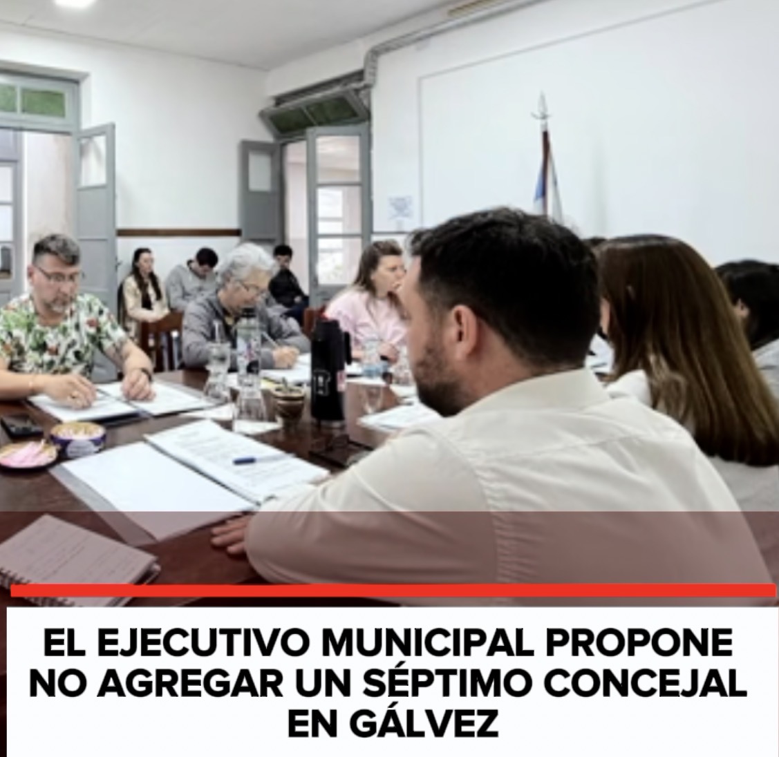EL EJECUTIVO MUNICIPAL PROPONE NO AGREGAR UN SÉPTIMO CONCEJAL EN GÁLVEZ