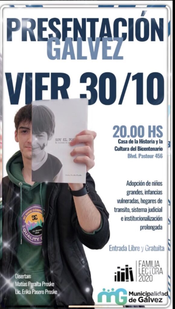 Lee más sobre el artículo Gálvez será sede de una presentación sobre adopción e infancias vulneradas