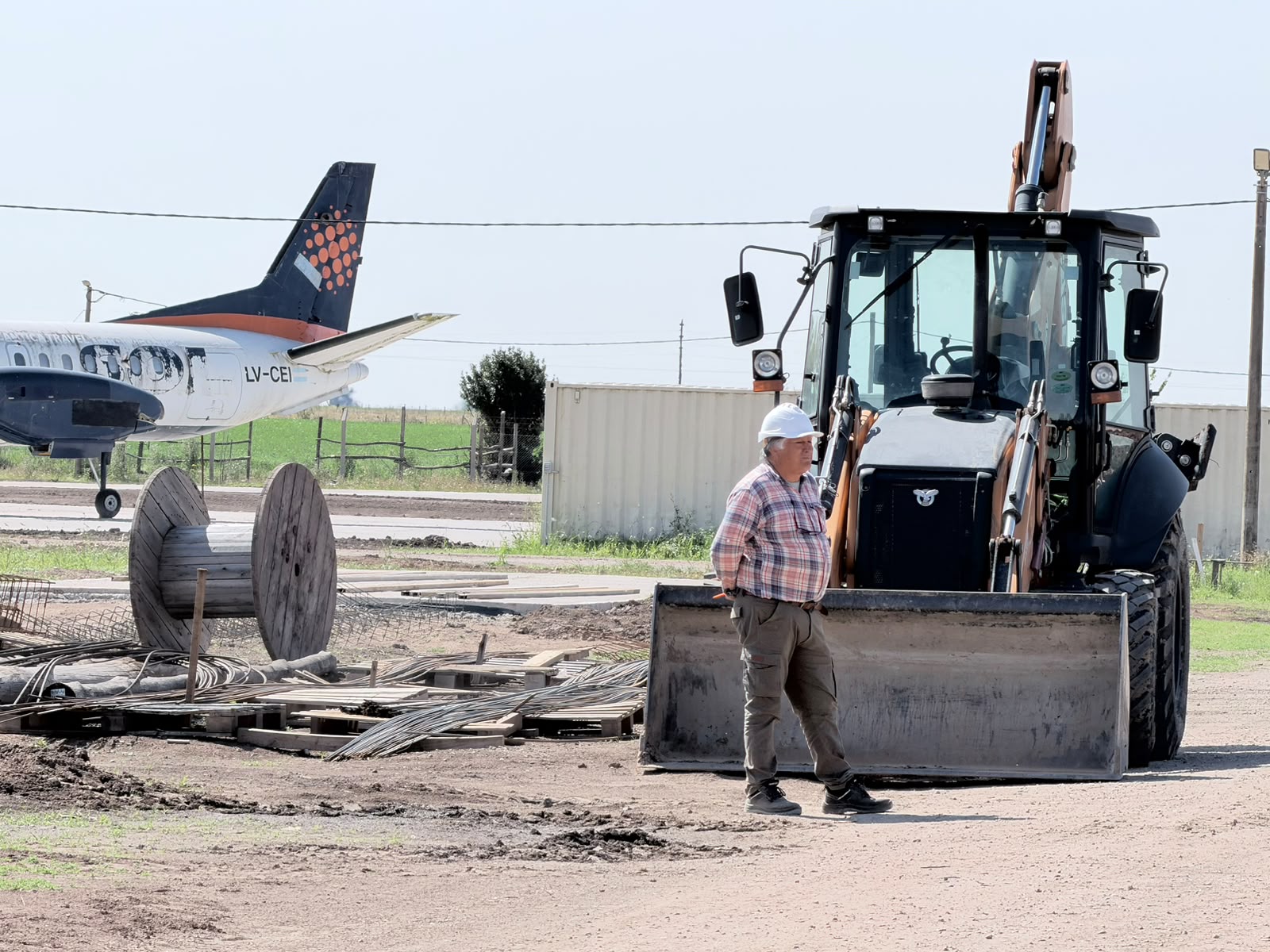 Autoridades recorrieron el nuevo Centro de Entrenamiento de Bomberos Voluntarios en Gálvez